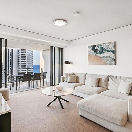 Ocean View 3-Bed With Gym, Pool, Sauna & Parking ゴールドコースト エクステリア 写真