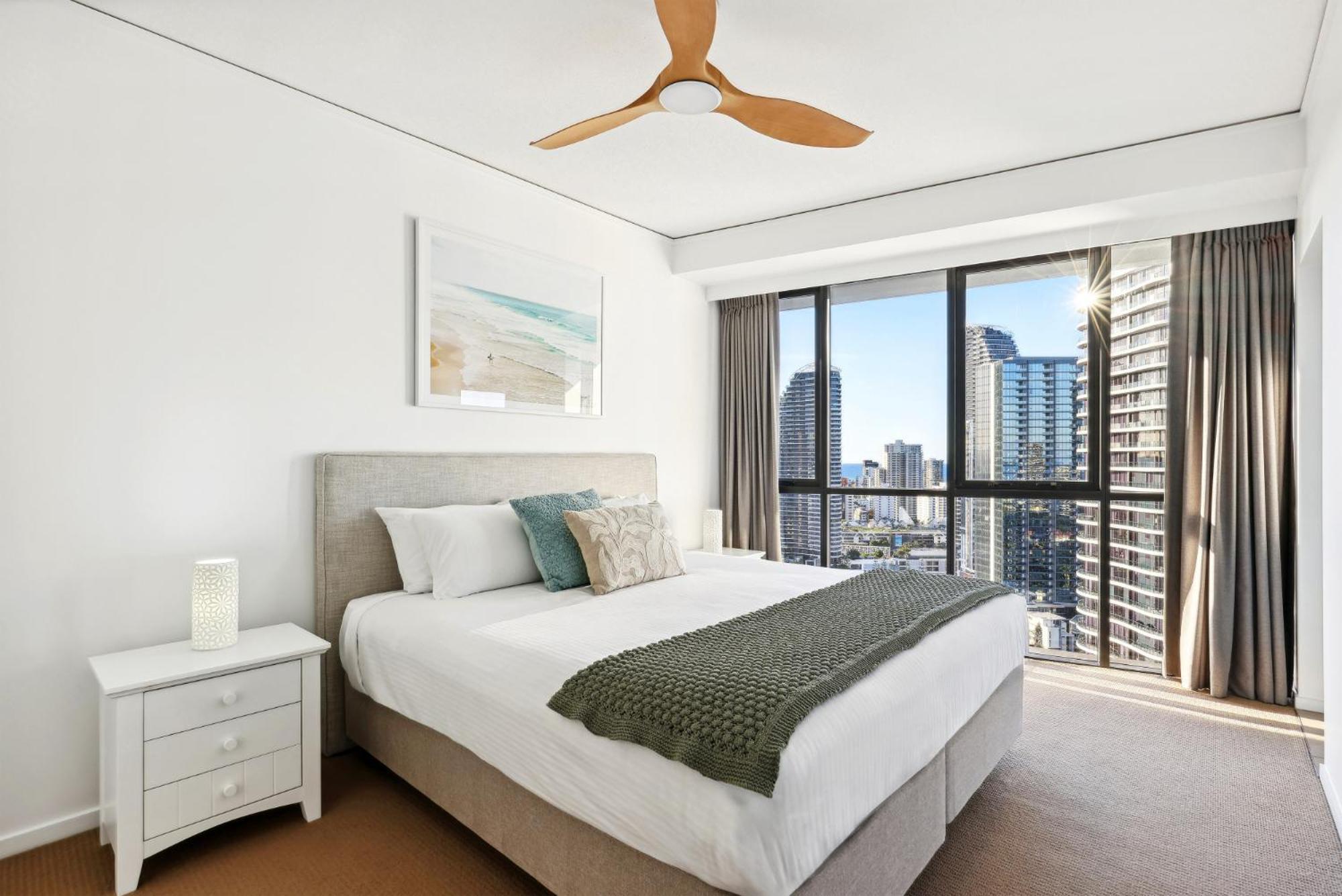 Ocean View 3-Bed With Gym, Pool, Sauna & Parking ゴールドコースト エクステリア 写真